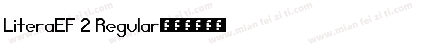 LiteraEF 2 Regular字体转换